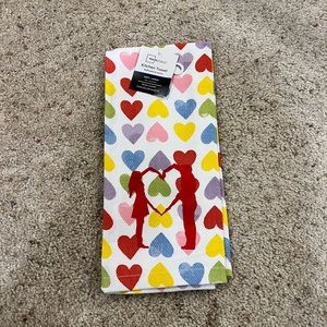 Valentine couple hand towel